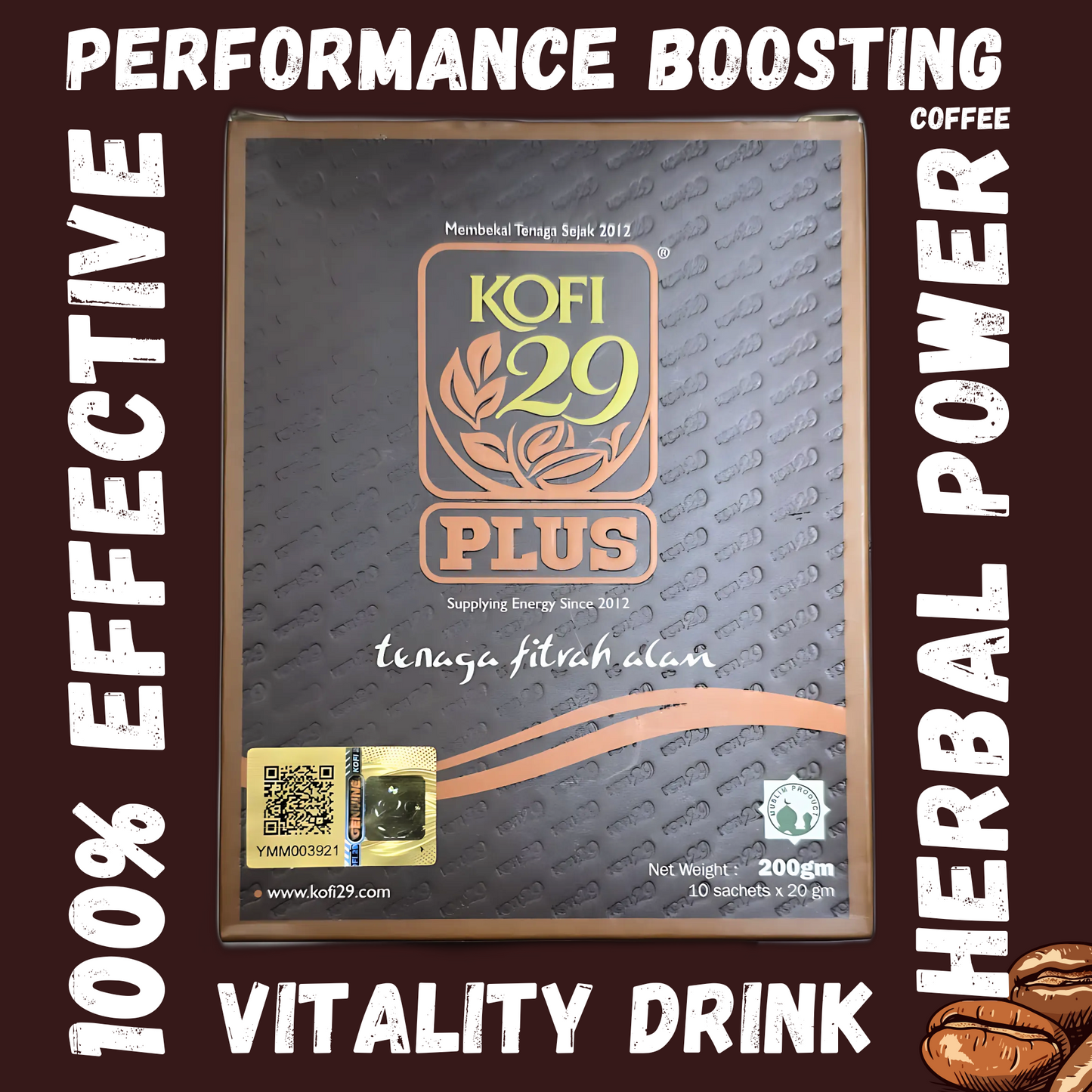Kofi 29 Plus Coffee (1 Box = 10 Sachets)