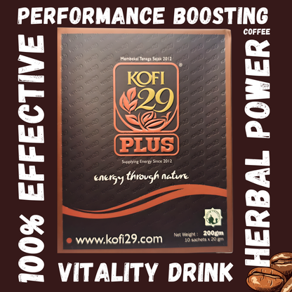 Kofi 29 Plus Coffee (1 Box = 10 Sachets)