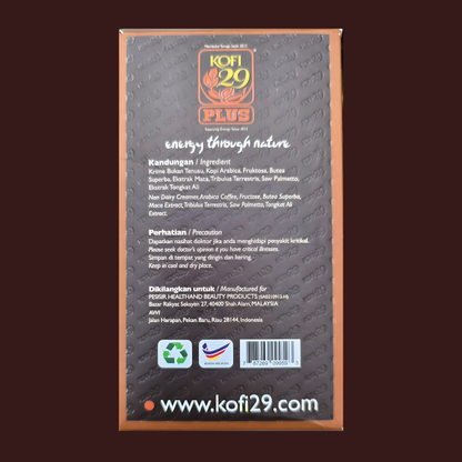 Kofi 29 Plus Coffee (1 Box = 10 Sachets)