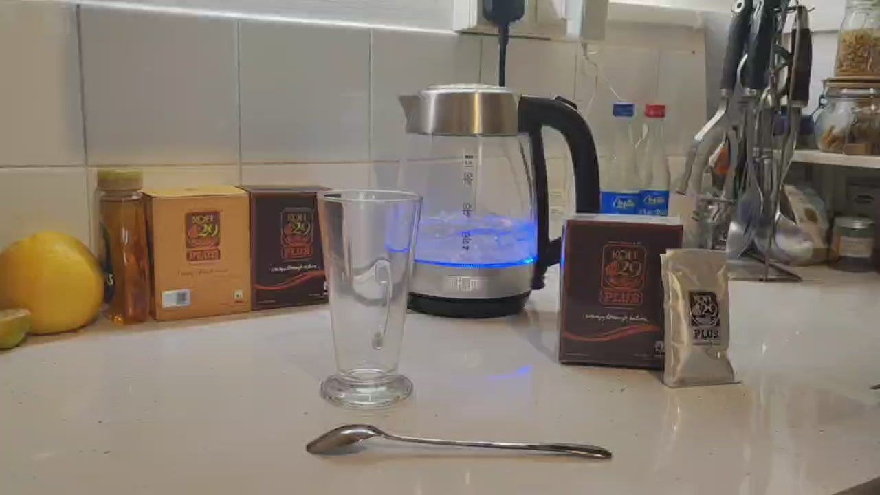 Kofi 29 Plus Energy through Nature Performance - Instant Coffee Drink Demonstration Video